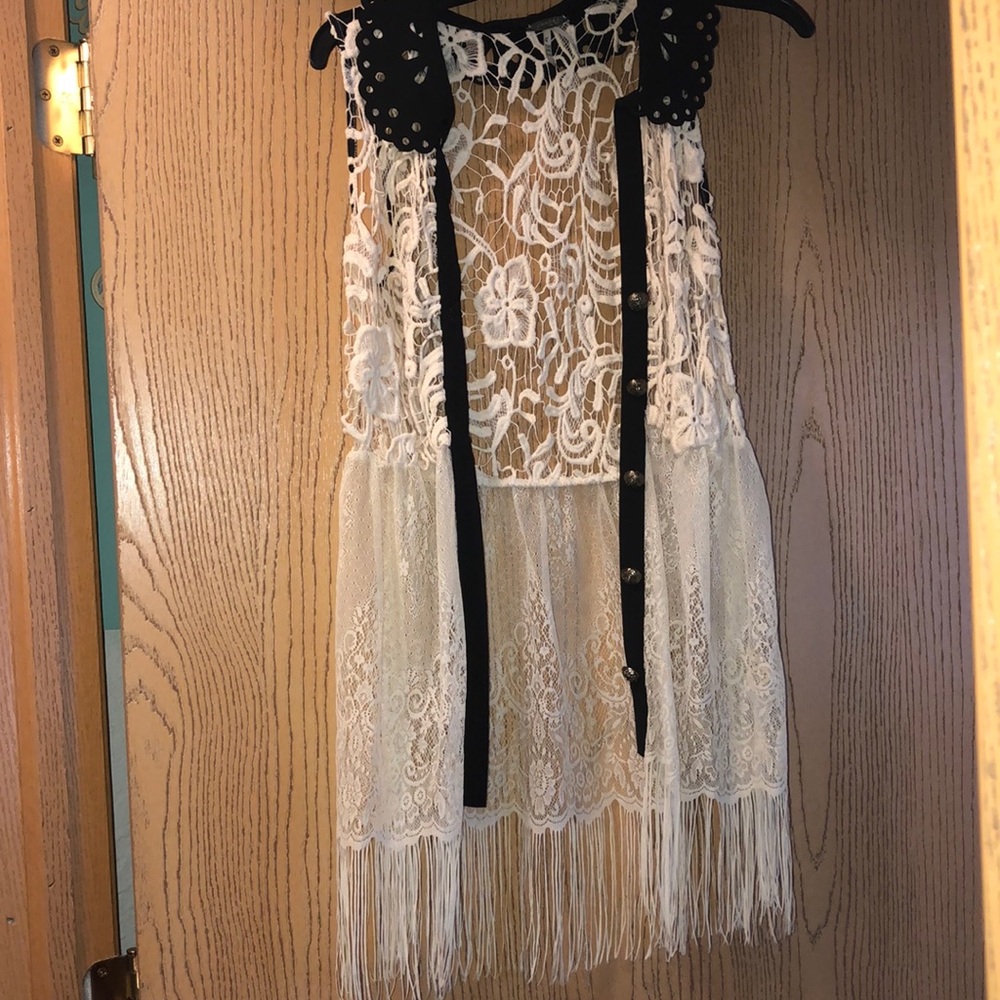 Gimmicks Lace festival vest